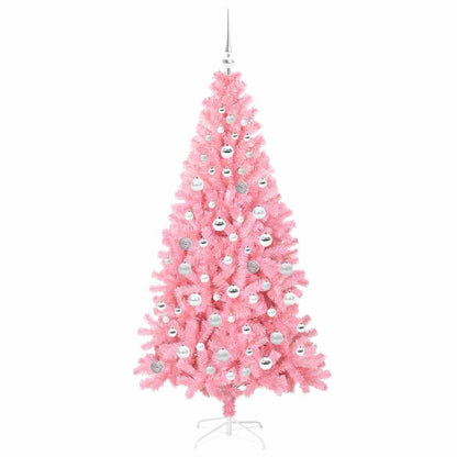 vidaXL Christmas Tree Pink 180 cm PVC