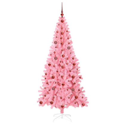 vidaXL Christmas Tree Pink 210 cm PVC