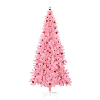 vidaXL Christmas Tree Pink 240 cm PVC