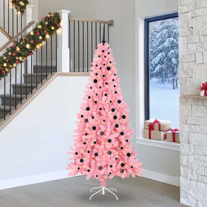 vidaXL Christmas Tree Pink 240 cm PVC