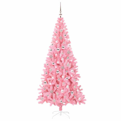 vidaXL Christmas Tree Pink 240 cm PVC