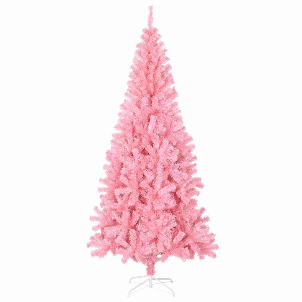 vidaXL Christmas Tree Pink 240 cm PVC
