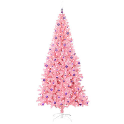 vidaXL Christmas Tree Pink 240 cm PVC