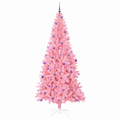 vidaXL Christmas Tree Pink 240 cm PVC