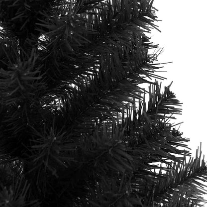 vidaXL Christmas Tree with 150 LEDs with Stand Black 120 cm PVC
