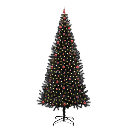 vidaXL Christmas Tree Black 240 cm PVC