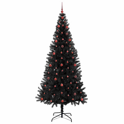 vidaXL Christmas Tree Black 240 cm PVC