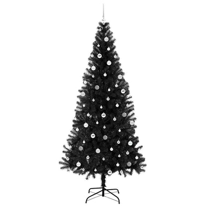 vidaXL Christmas Tree Black 240 cm PVC