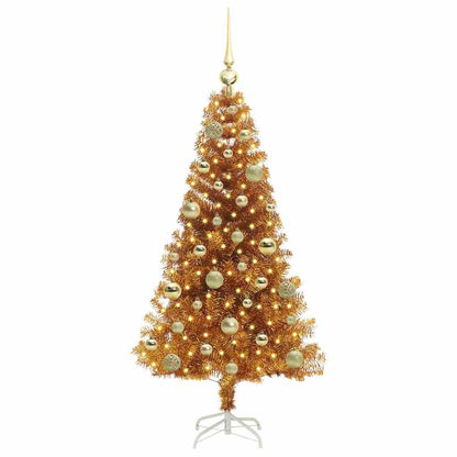 vidaXL Christmas Tree Gold 120 cm PET