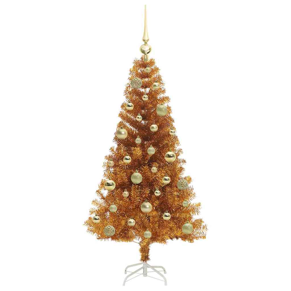 vidaXL Christmas Tree Gold 120 cm PET