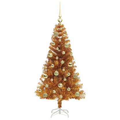 vidaXL Christmas Tree Gold 120 cm PET