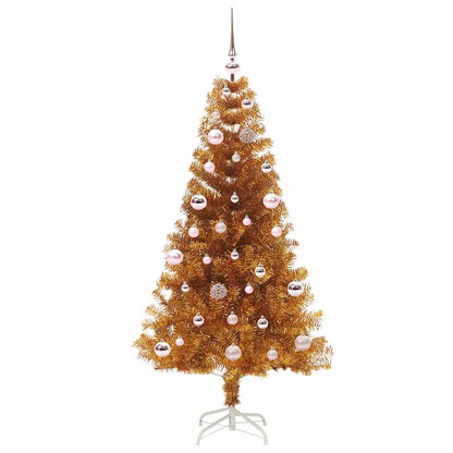 vidaXL Christmas Tree Gold 150 cm PET