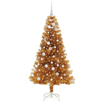 vidaXL Christmas Tree Gold 150 cm PET