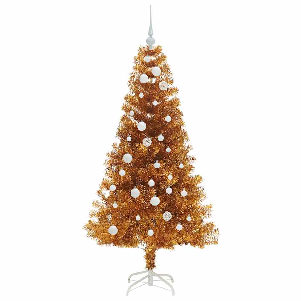 vidaXL Christmas Tree Gold 150 cm PET