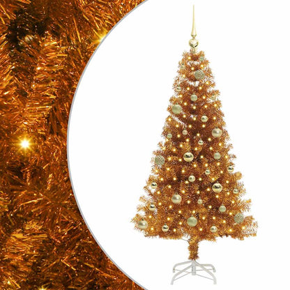 vidaXL Christmas Tree Gold 150 cm PET