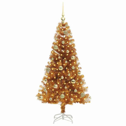 vidaXL Christmas Tree Gold 150 cm PET