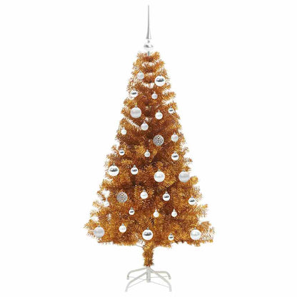 vidaXL Christmas Tree Gold 150 cm PET