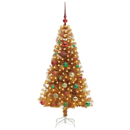 vidaXL Christmas Tree Gold 150 cm PET