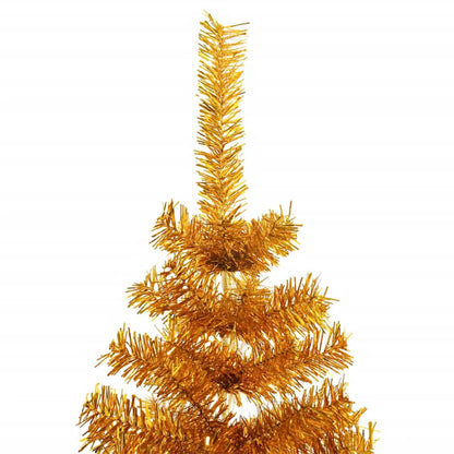 vidaXL Christmas Tree Gold 180 cm PET