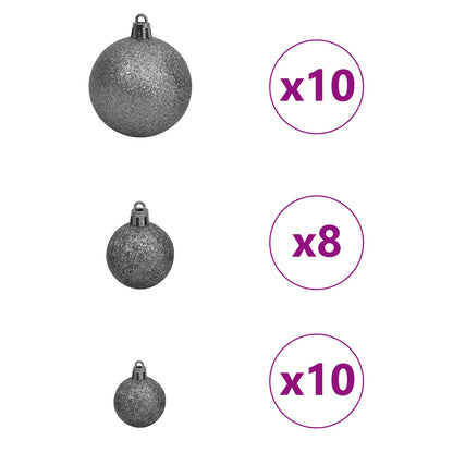 vidaXL Christmas Tree Gold 180 cm PET