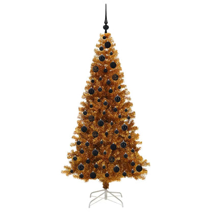 vidaXL Christmas Tree Gold 180 cm PET