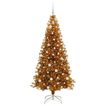 vidaXL Christmas Tree Gold 180 cm PET