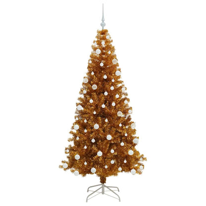vidaXL Christmas Tree Gold 180 cm PET