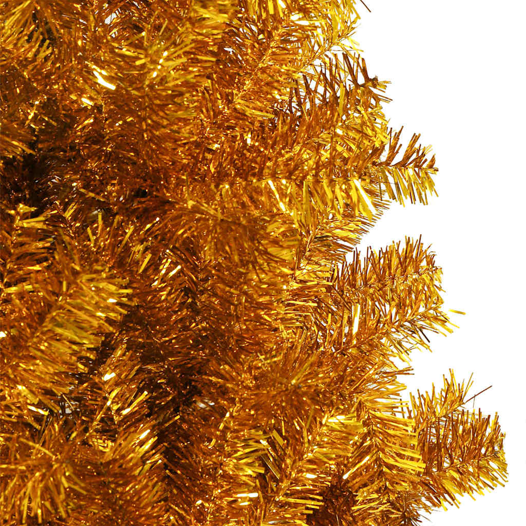 vidaXL Christmas Tree Gold 180 cm PET