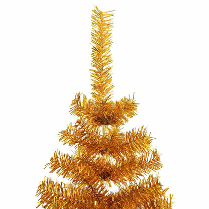 vidaXL Christmas Tree Gold 180 cm PET