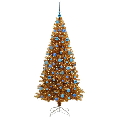 vidaXL Christmas Tree Gold 180 cm PET