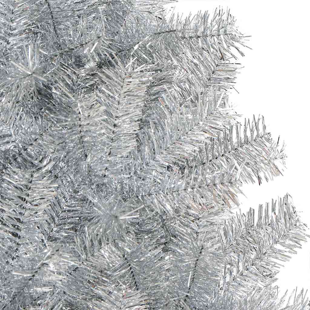 vidaXL Christmas Tree Silver 120 cm PET