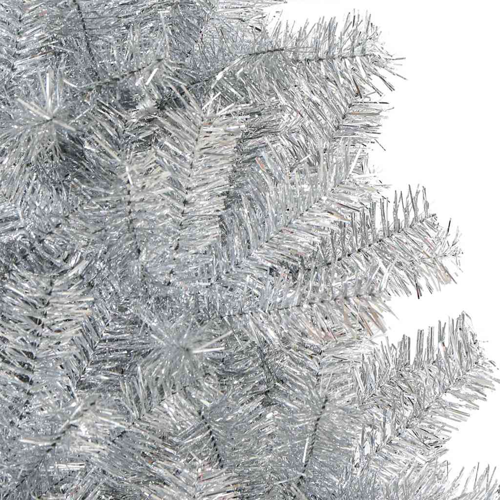 vidaXL Christmas Tree Silver 120 cm PET