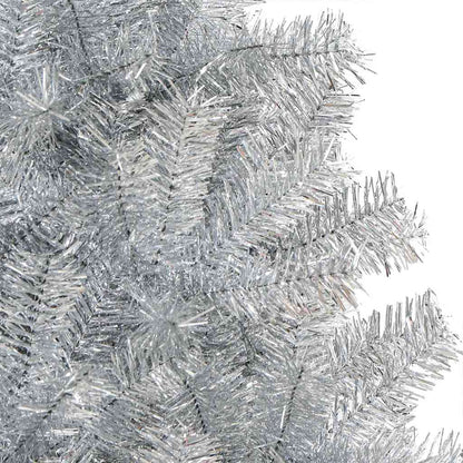vidaXL Christmas Tree Silver 120 cm PET