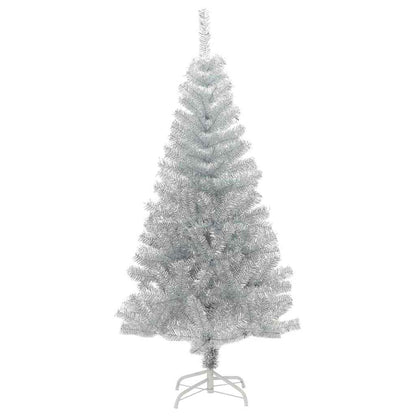 vidaXL Christmas Tree Silver 120 cm PET