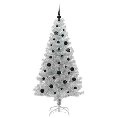 vidaXL Christmas Tree Silver 150 cm PET
