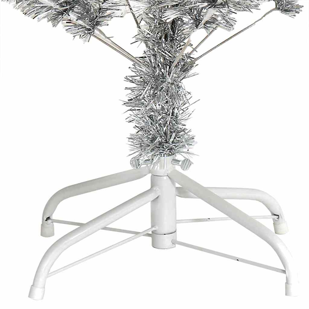 vidaXL Christmas Tree Silver 150 cm PET