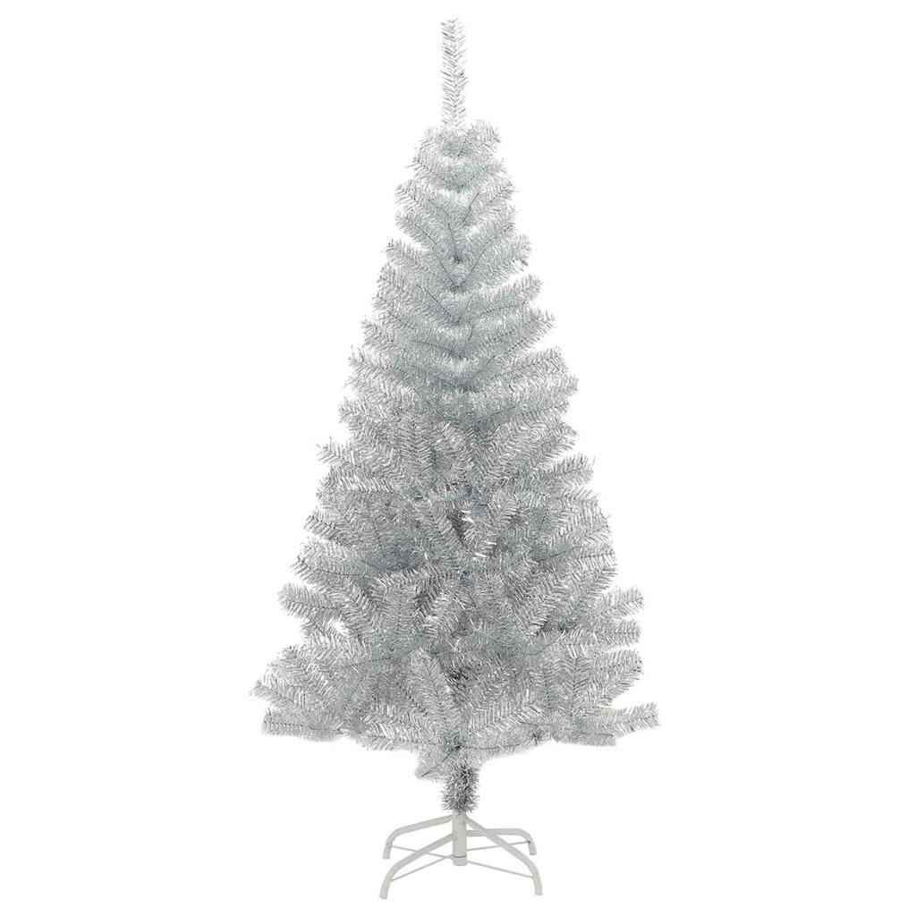 vidaXL Christmas Tree Silver 150 cm PET