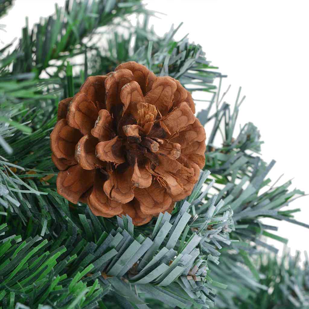 vidaXL Artificial Christmas Tree with Stand Green 180 cm PVC and Steel