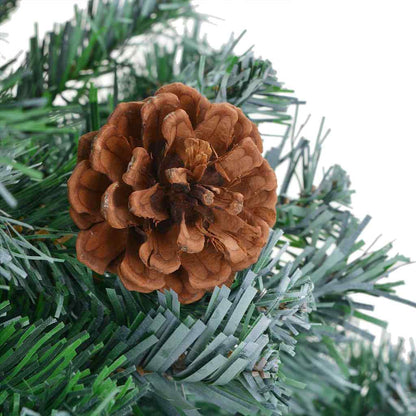 vidaXL Artificial Christmas Tree with Stand Green 180 cm PVC and Steel