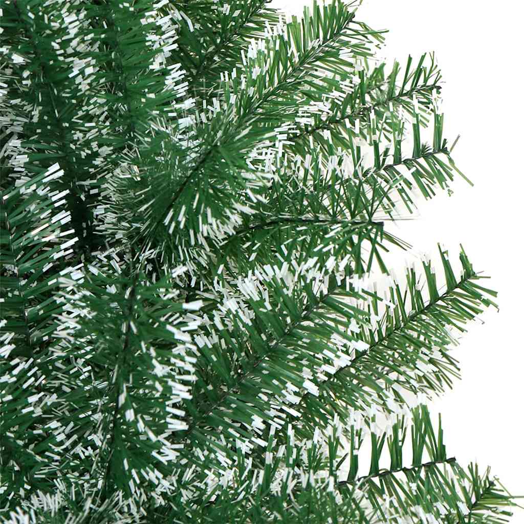vidaXL Artificial Christmas Tree Snow Flocked with LED Light 180 cm
