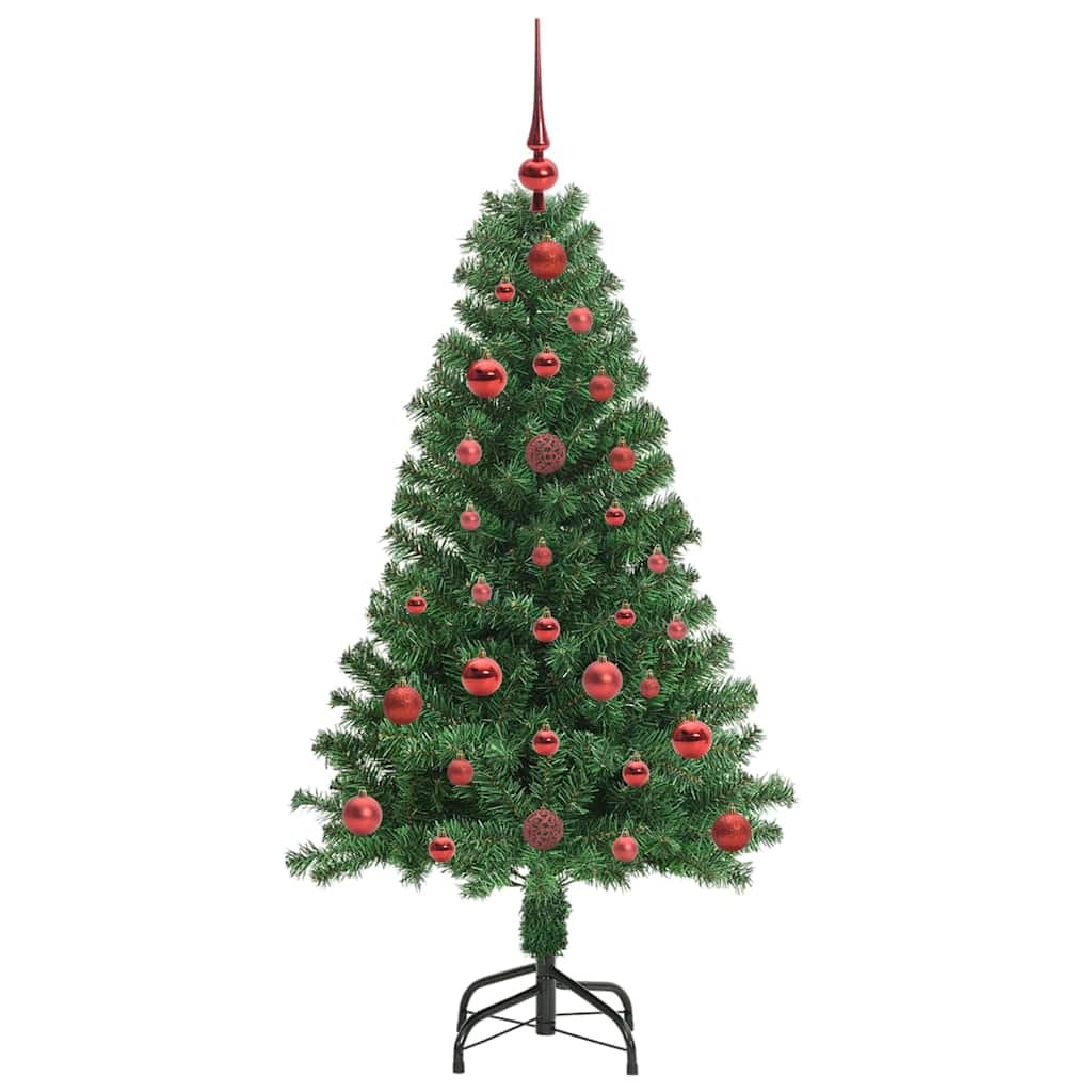 vidaXL Artificial Christmas Tree with 150 LEDs with Stand Green 120 cm