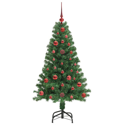 vidaXL Artificial Christmas Tree with 150 LEDs with Stand Green 120 cm