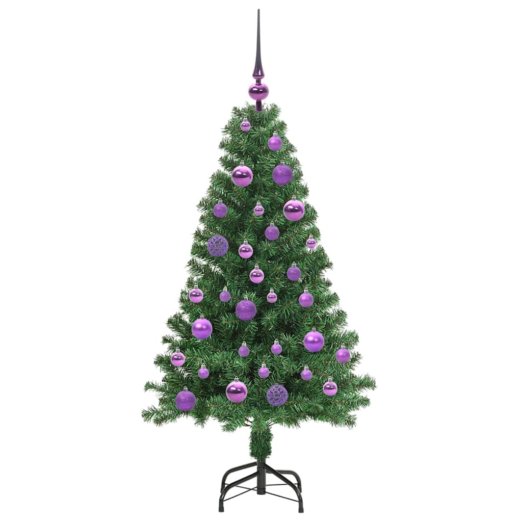 vidaXL Artificial Christmas Tree with 150 LEDs with Stand Green 120 cm