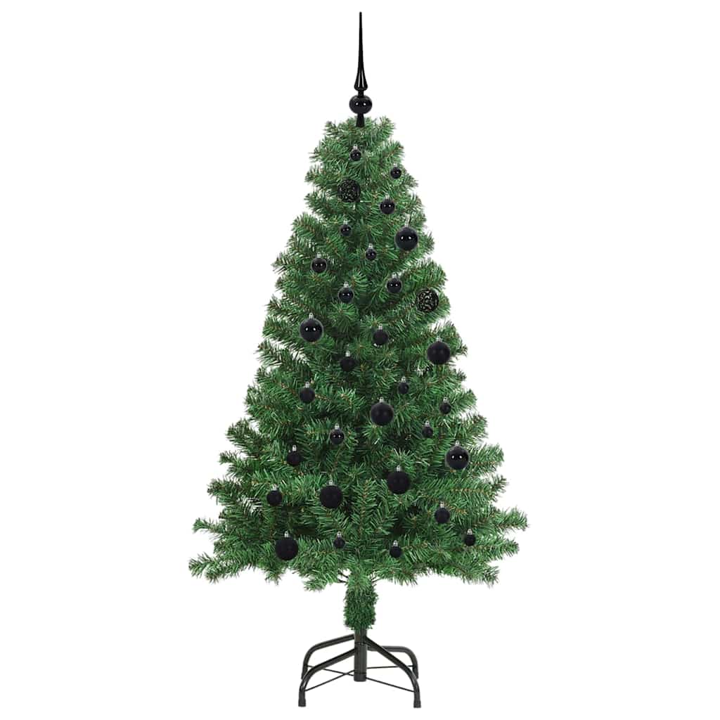 vidaXL Artificial Christmas Tree with 150 LEDs with Stand Green 150 cm