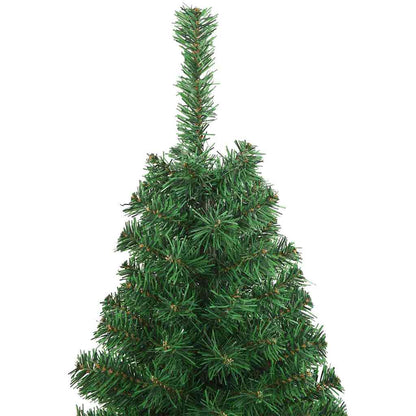 vidaXL Artificial Christmas Tree with 150 LEDs with Stand Green 150 cm