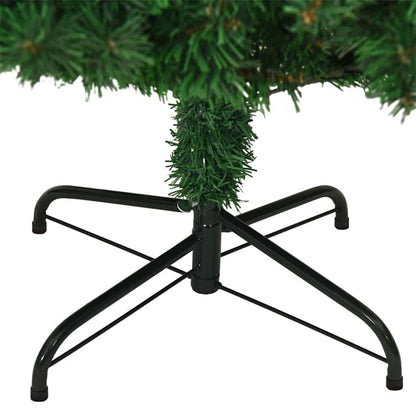 vidaXL Artificial Christmas Tree with 300 LEDs with Stand Green 180 cm