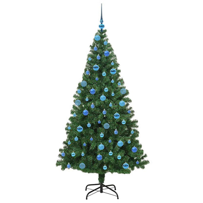 vidaXL Artificial Christmas Tree with 300 LEDs with Stand Green 180 cm