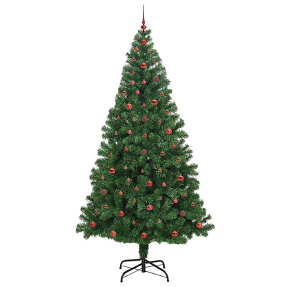 vidaXL Artificial Christmas Tree with 300 LEDs with Stand Green 240 cm
