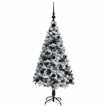 vidaXL Artificial Christmas Tree with 150 LEDs with Stand White 120 cm