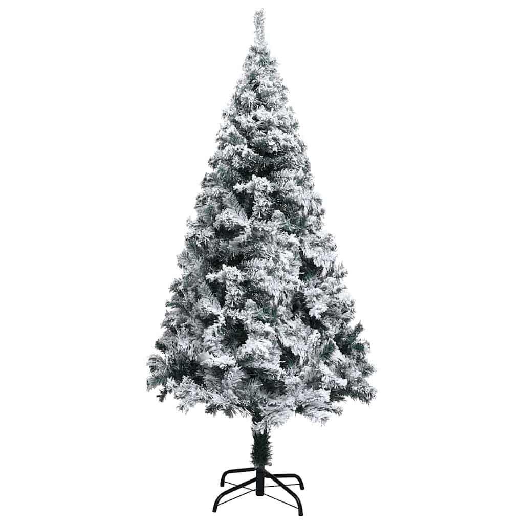 vidaXL Artificial Christmas Tree with 150 LEDs with Stand White 120 cm